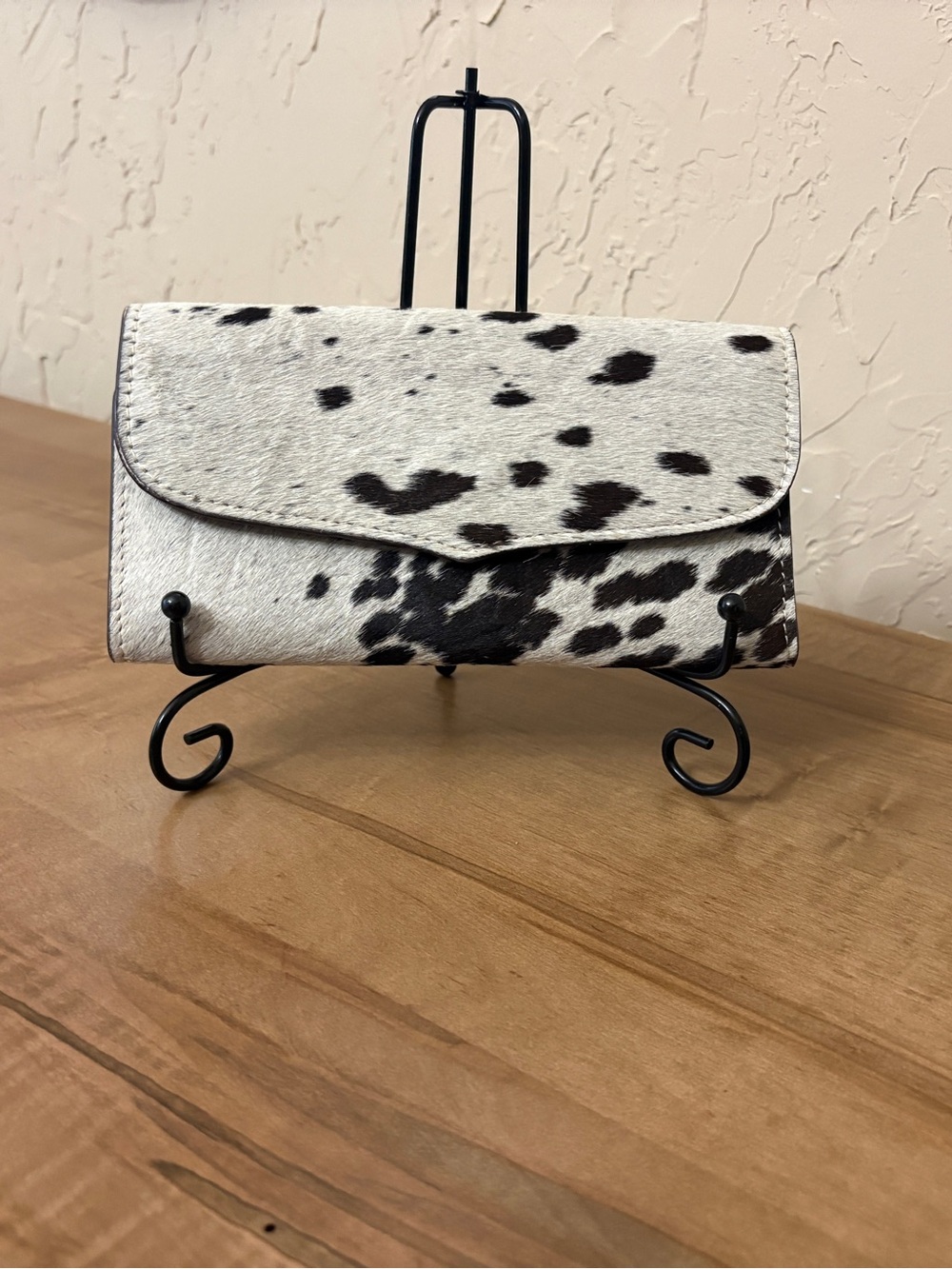 Western Hair On Cowhide Leather Wallet
